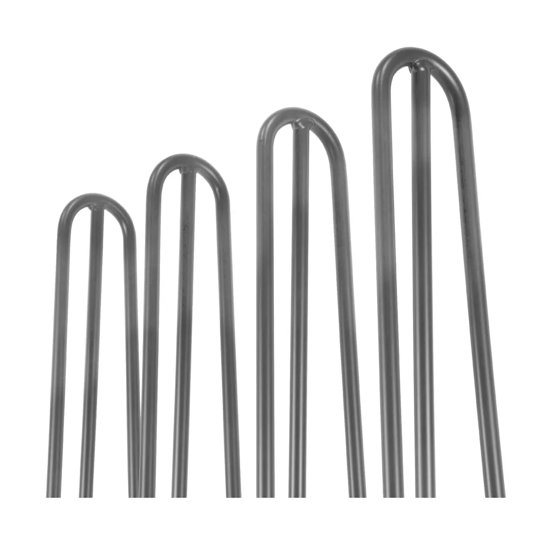WEN 1/2 in. Diameter 28 in. Mid-Century Modern Raw Steel Hairpin Table Legs, 4-Pack, photo 3 of 3
