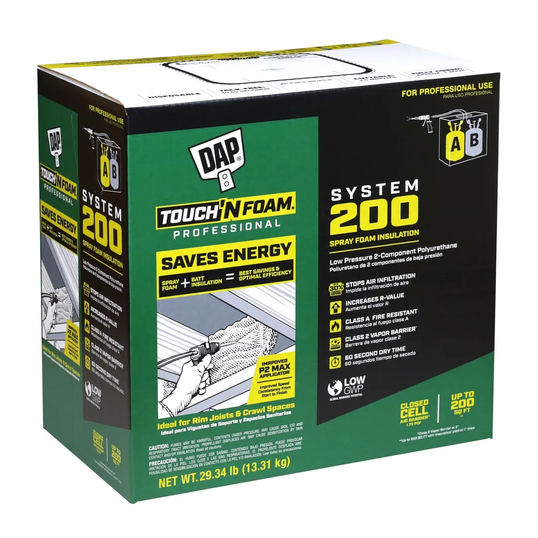DAP Touch 'n Foam 200 Spray Foam Insulation Kit, Closed Cell, Up to 200 Board Ft., photo 2 of 5