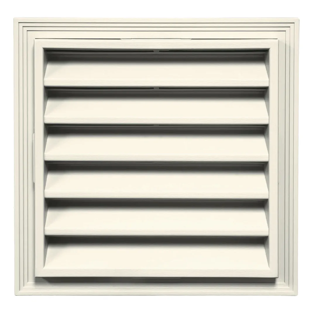 TopShield; TopShield® TopShield Vinyl Square Gable Vent 020 Cream, photo 2 of 3