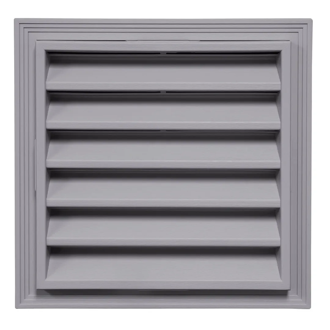 TopShield 12 in. x 12 in. Vinyl Square Gable Vent with Snap-On Trim Ring, Wood Grain Finish, 23 Colors, photo 4 of 5