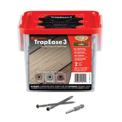 3 Composite Deck Screws 2-1/2 in. Saddle, 350-Count Bucket