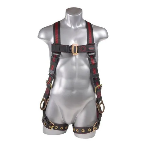 Kapture 5 Point Elite Full Body Harness - 3 D-Rings - Tongue Buckle Legs - All Sizes