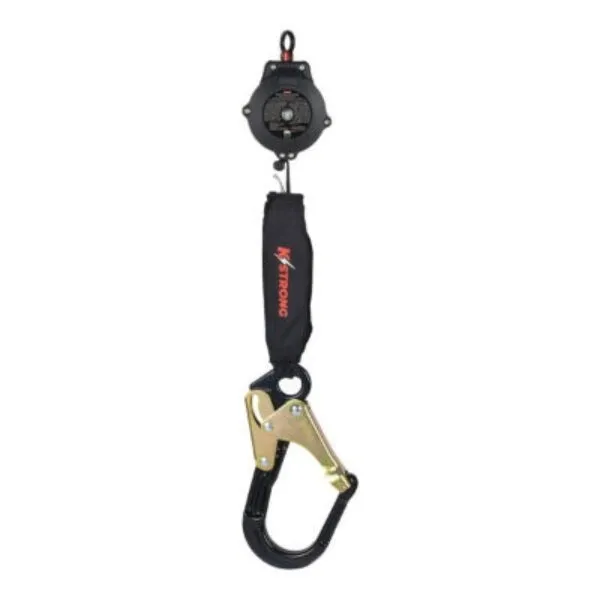 Kstrong Micron Self Retracting Lifeline - Lrg Aluminum Rebar Hook w/ Steel Gate - 6ft, photo 6 of 6