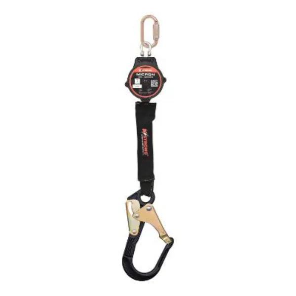 Kstrong Micron Arc Flash Self Retracting Lifeline - Aluminum Rebar Hook - 6ft, photo 2 of 3