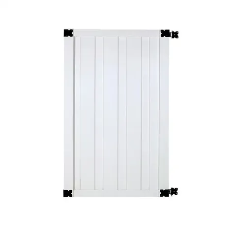 Bridgeport 3.5 ft wide · 6 ft high White Vinyl Privacy Fence Gate
