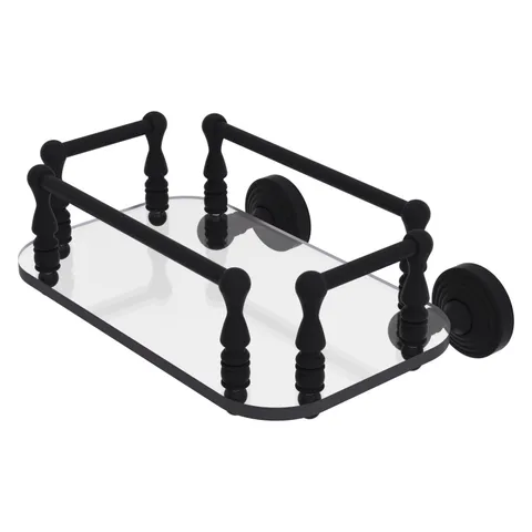 Waverly Place Wall-Mounted Glass Guest Towel Tray