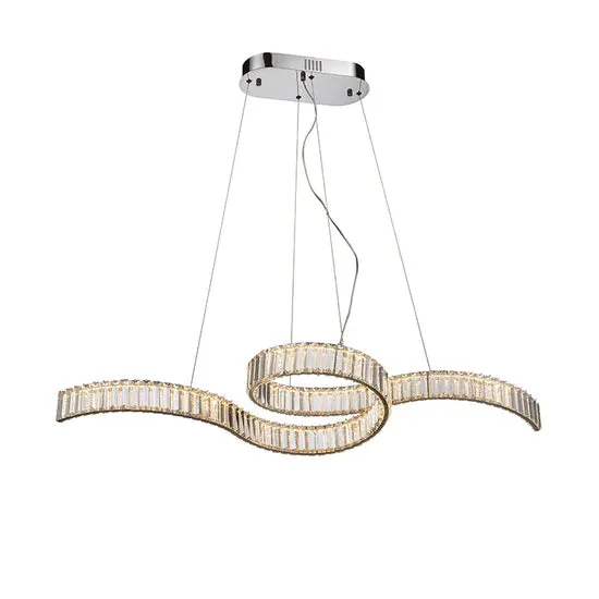DLSS Lighting Wholesale LED Pendant Lamp Hotel Home Decoration Chandelier Modern Interior Lighting, in a room, photo 3 of 6