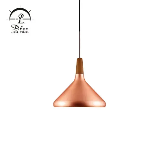 DLSS Lighting Wood Aluminium E27 Lighting Chandelier Wholesale Price Pendant Lights, photo 5 of 6