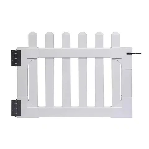 3-1/2 × 2-5/8 ft Newport Vinyl Picket Fence Gate with Stainless Steel Hardware