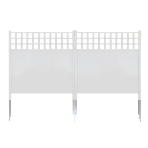 4 × 3.5 ft Keswick Vinyl Privacy Fence Panel and Screen Kit