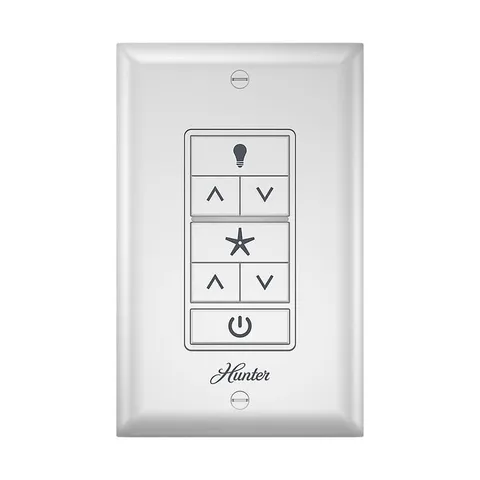 Indoor White Universal Ceiling Fan Wall Switch