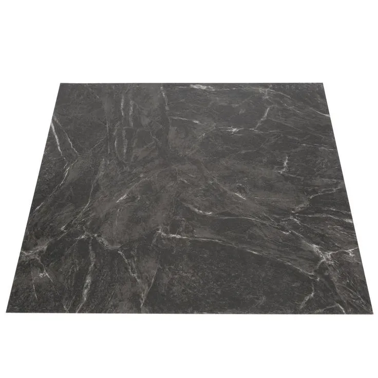 TrafficMASTER Black Marble 12 in. x 12 in. Peel and Stick Vinyl Tile (30 sq. ft. / case), photo 5 of 8