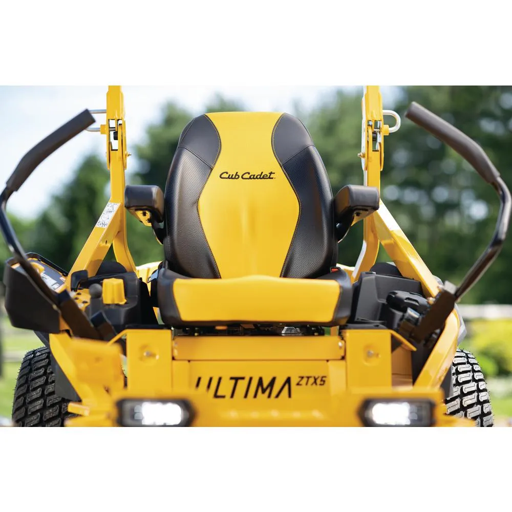 Cub Cadet Ultima ZTX5 60 in. Fab Deck 24 HP Kawasaki V-Twin Zero Turn Mower with Roll Over Protection and Front Wheel Suspension, photo 10 of 14