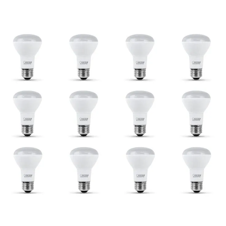 Feit Electric 45-Watt Equivalent R20 Dimmable CEC Title 24 Compliant LED ENERGY STAR 90+ CRI Flood Light Bulb, Soft White (12-Pack), photo 9 of 9