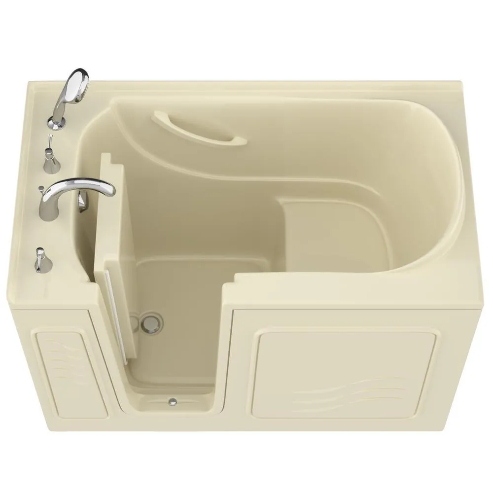 Universal Tubs HD Series 30 in. x 53 in. Left-Drain Quick-Fill Walk-In Soaking Bathtub in White, photo 13 of 21