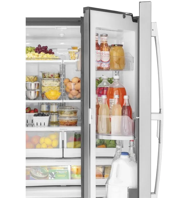 GE 27.8-cu ft French Door Refrigerator with Ice Maker and Door within Door (Fingerprint-Resistant Stainless Steel), photo 8 of 8