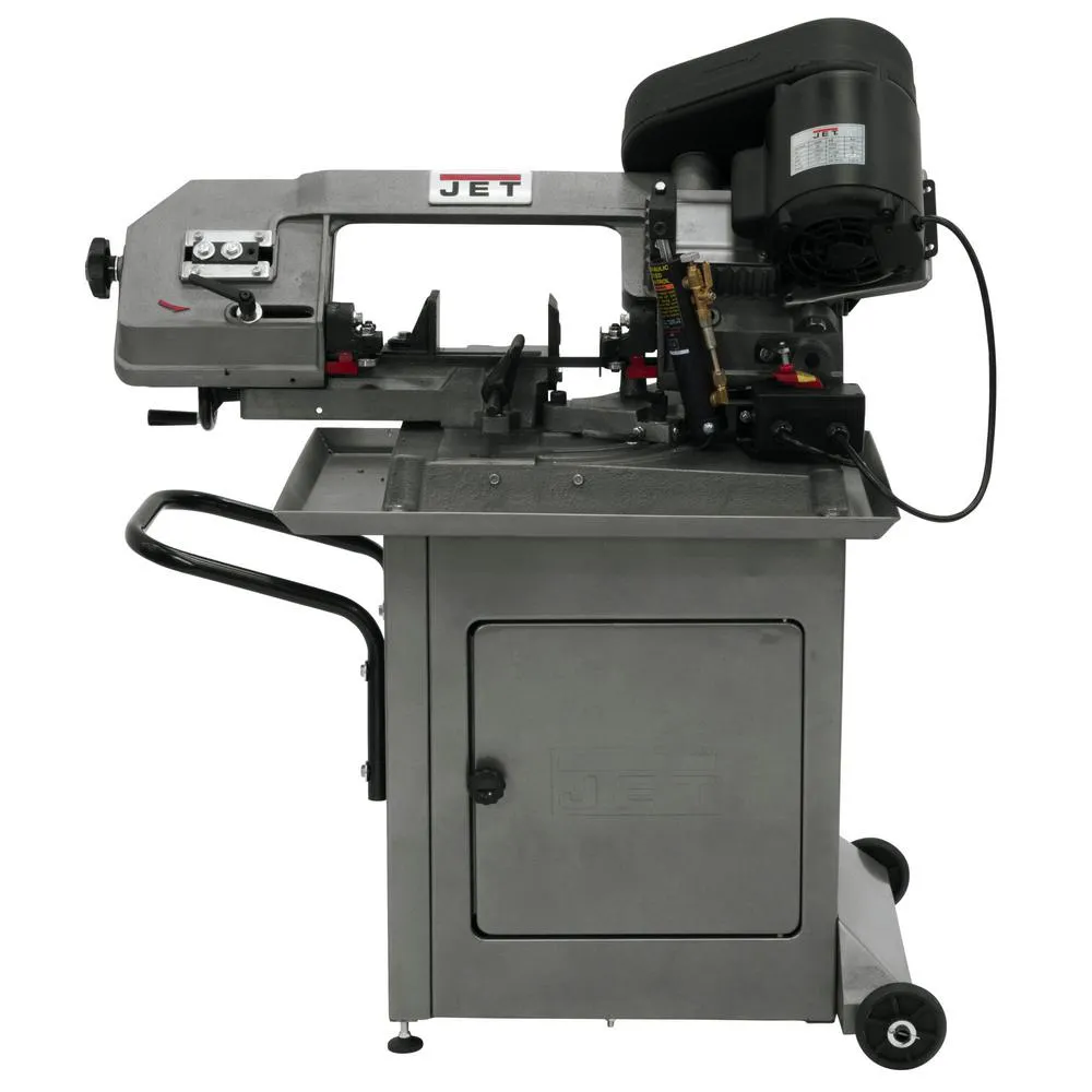 Jet 1/2 HP 5 in. x 6 in. Mitering Metalworking Horizontal Band Saw with Closed Stand, 3-Speed, 115/230-Volt, HBS-56S, photo 6 of 6