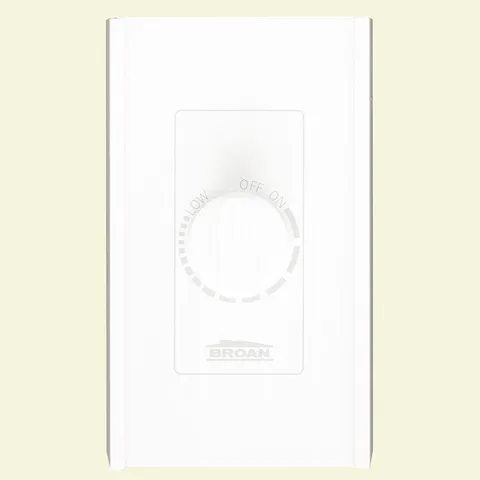 Ivory Electronic Variable Speed Wall Control