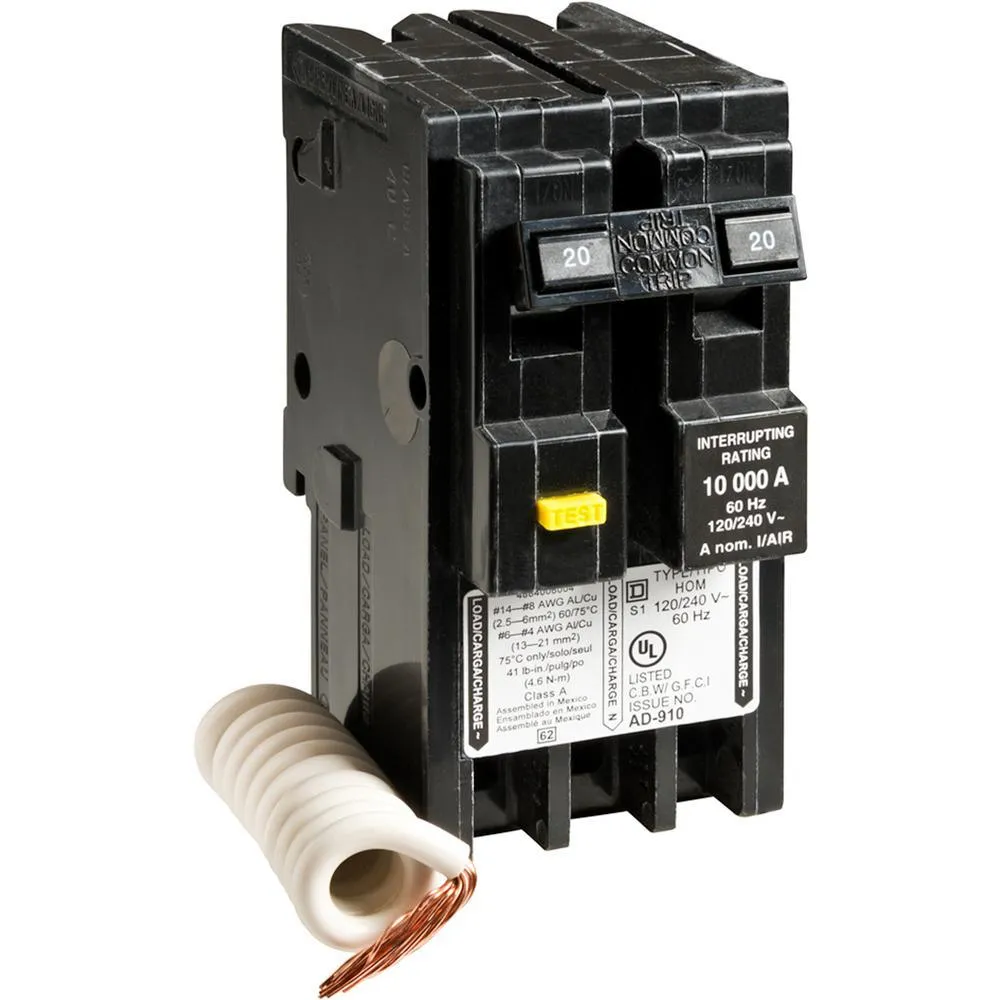 Homeline 50 Amp 2-Pole Circuit Breaker, photo 34 of 37