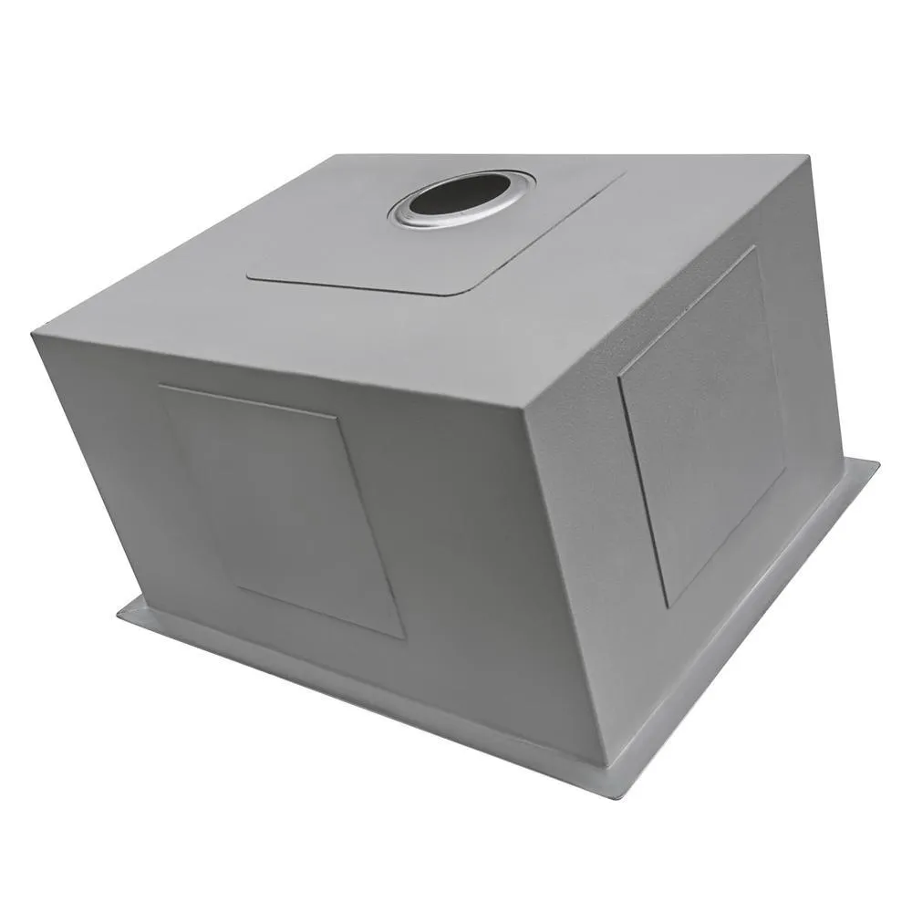 21 in. x 18 in. x 12 in. 16-Gauge Stainless Steel Undermount Deep-Laundry Utility Sink, photo 10 of 13