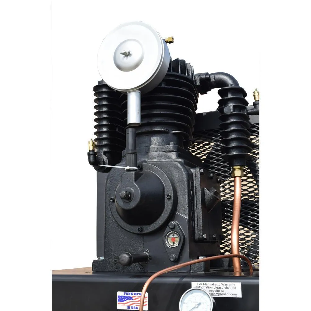 EMAX Industrial Series 80 Gal. 5 HP 1-Phase Electric Air Compressor with pressure lubricated pump, photo 11 of 11