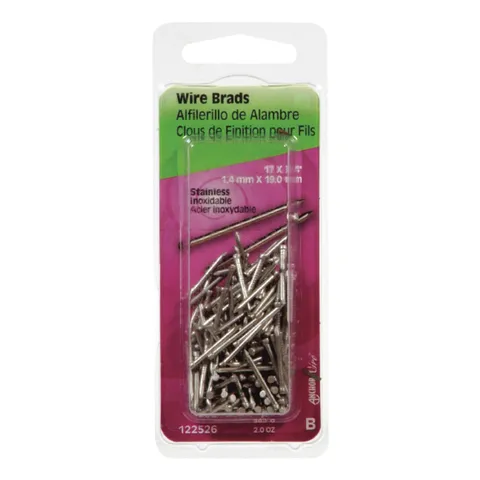 Stainless Steel 17-Ga 3/4 in Brad Nails, 2 oz