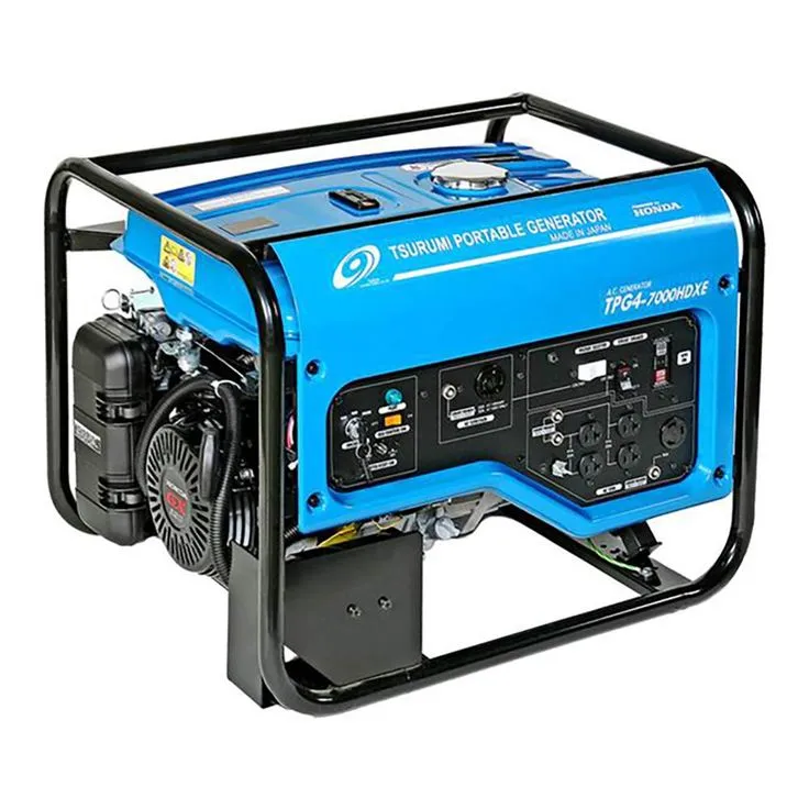 TSURUMI PUMP 6,000 Watt Gasoline Powered Portable Blue Generator with Electric Start, GFCI Protection and Honda GX390 OHV Engine, photo 2 of 3