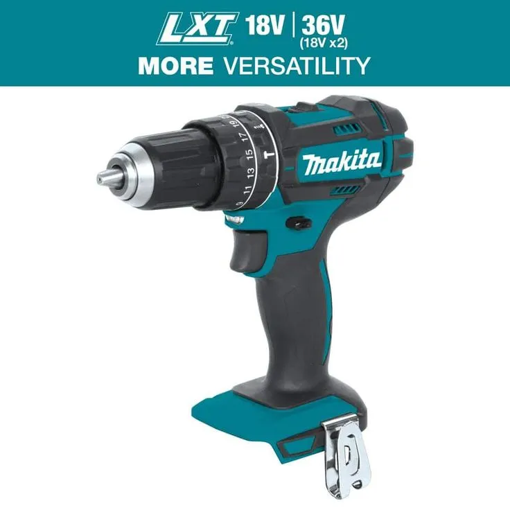 Makita 18-Volt Lithium-Ion 1/2 in. Compact Cordless Hammer Driver Drill Kit with two Batteries (2.0 Ah), Charger and Hard Case, photo 9 of 9