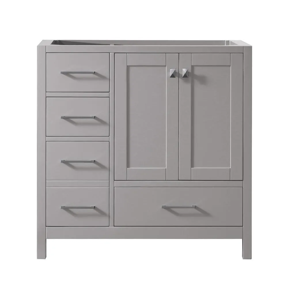 Caroline Madison 36 in. W Bath Vanity Cabinet Only in White, photo 5 of 5