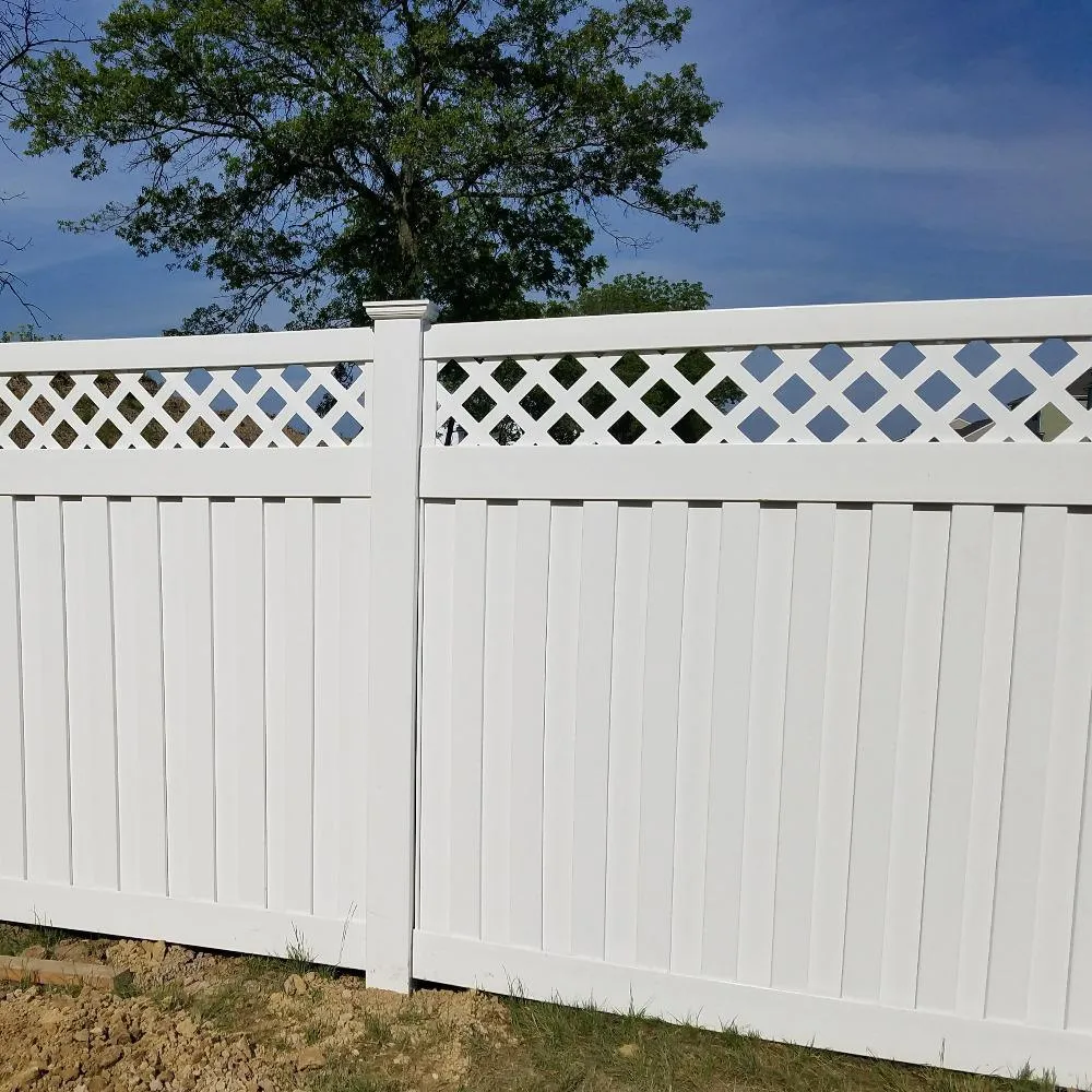 Weatherables Clearwater 6 ft. H x 8 ft. W White Vinyl Privacy Fence Panel Kit, photo 2 of 7