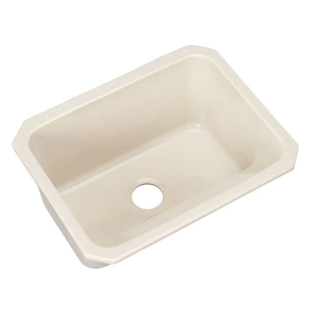 Kensington Undermount Acrylic 25 in. Single Bowl Utility Sink in White, photo 6 of 15