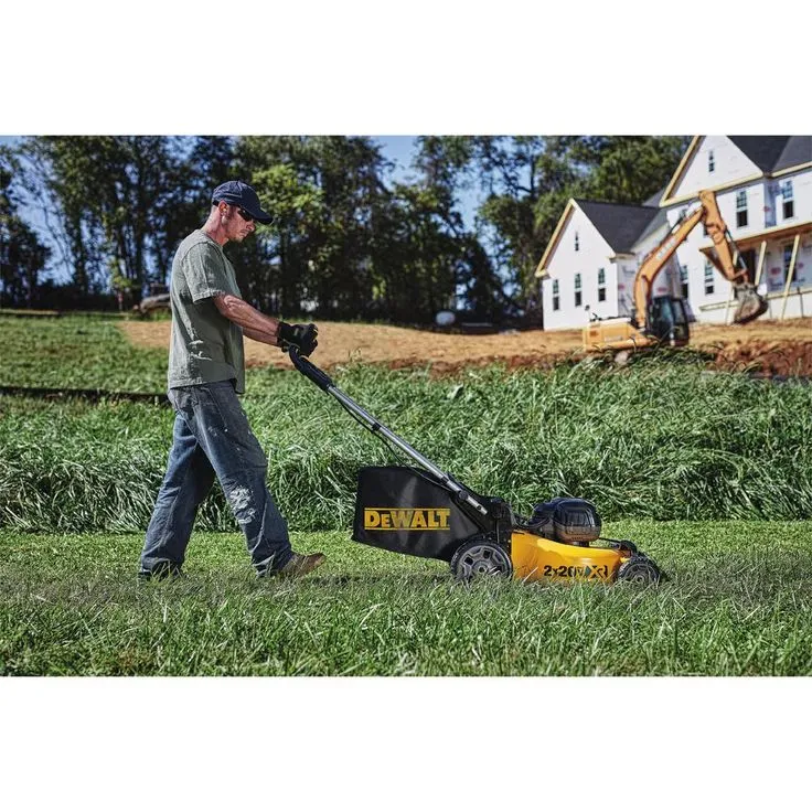 DEWALT 20 in. 20V MAX Lithium Ion Cordless Battery Walk Behind Push Lawn Mower with (4) 5.0Ah Batteries and Charger Included, photo 11 of 11