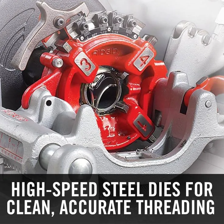 RIDGID 1 in. to 2 in. NPT Right-Hand High-Speed Pipe Dies for Universal Die Heads, photo 7 of 10