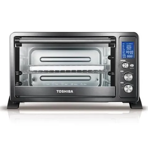 6-Slice Stainless Steel Convection Toaster Oven with Rotisserie