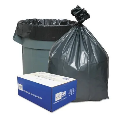 50-Pack 45-Gallon Gray Plastic Can Trash Bag