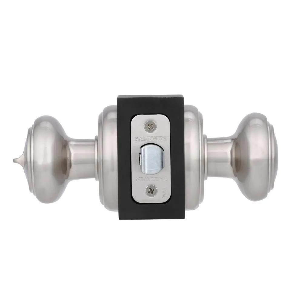 Prestige Alcott Satin Nickel Bed/Bath Door Knob (4-Pack), photo 3 of 5