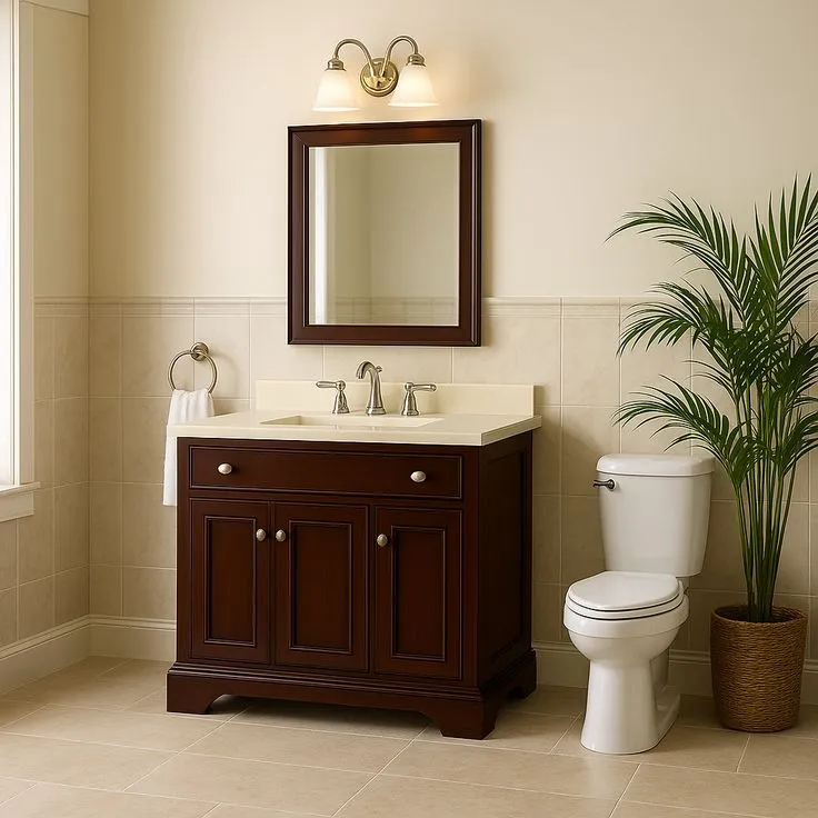 Home Decorators Collection Teagen 42-Inch Bathroom Vanity in Dark Espresso with Cultured Marble Top, photo 3 of 3