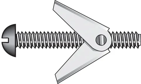 1/8 × 3 in Truss Head Toggle Bolts (50-Pack)