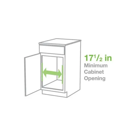 17.5 × 14.6875 in 2-Tier Pull Out Metal Soft Close Baskets & Organizers