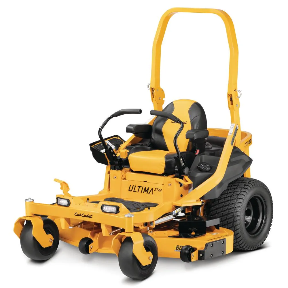 Cub Cadet Ultima ZTX4 60 in. Fabricated Deck 24 HP Kohler Pro 7000 Series V-Twin Engine Zero Turn Mower with Roll Over Protection, photo 8 of 16