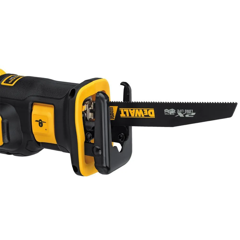 20-Volt MAX XR Lithium-Ion Cordless Brushless Compact Reciprocating Saw Kit with Battery 5Ah, Charger and Contractor Bag, photo 5 of 19