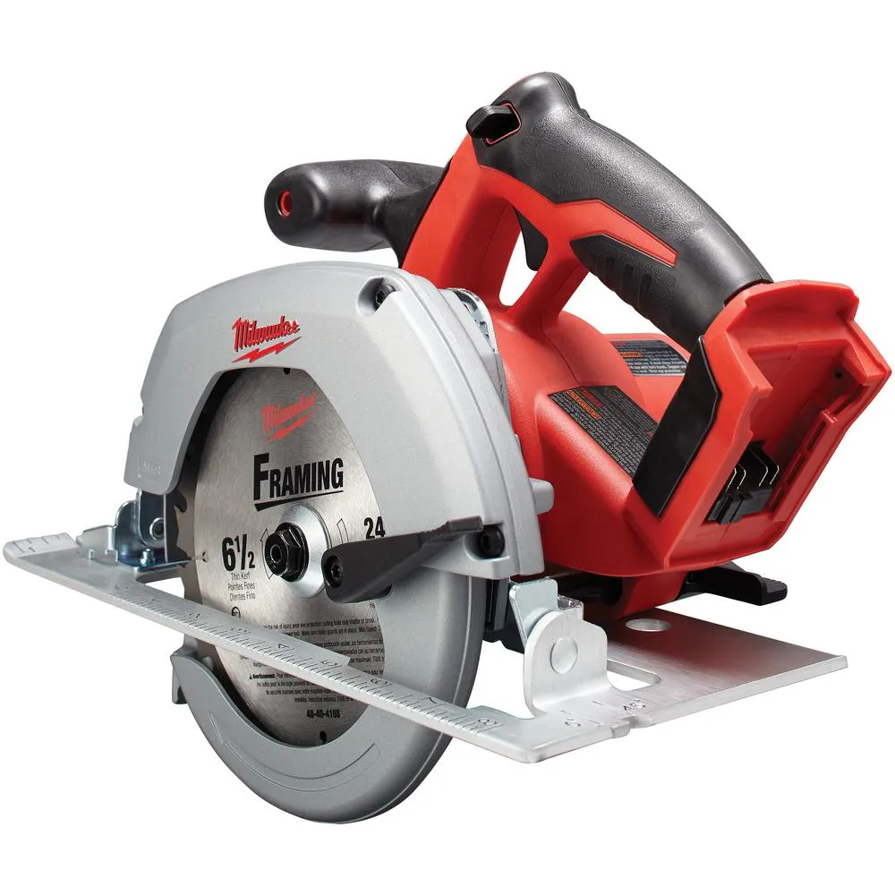 M18 18-Volt Lithium-Ion Cordless 6-1/2 in. Circular Saw W/ M18 Starter Kit (1) 5.0Ah Battery & Charger, photo 12 of 13