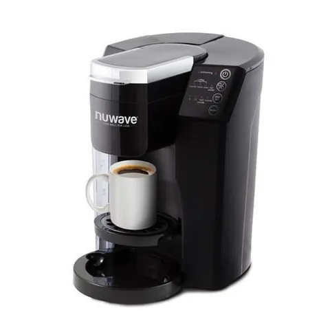 Bruhub Black Single-Serve Coffee Maker