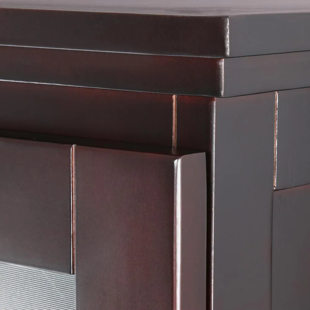 Acclaim 24 in. W x 72-1/4 in. H x 20 in. D Bathroom Linen Storage Cabinet in Espresso, photo 6 of 8