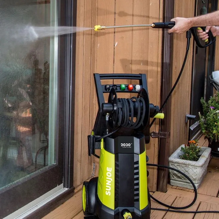 Sun Joe 2030 Max PSI 1.76 GPM 14.5 Amp Electric Pressure Washer with Hose Reel, photo 10 of 11