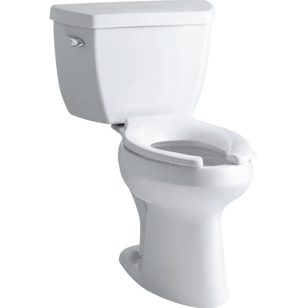 Highline 2-piece 1.28 GPF Single Flush Elongated Toilet in Biscuit, Seat Not Included, photo 6 of 6