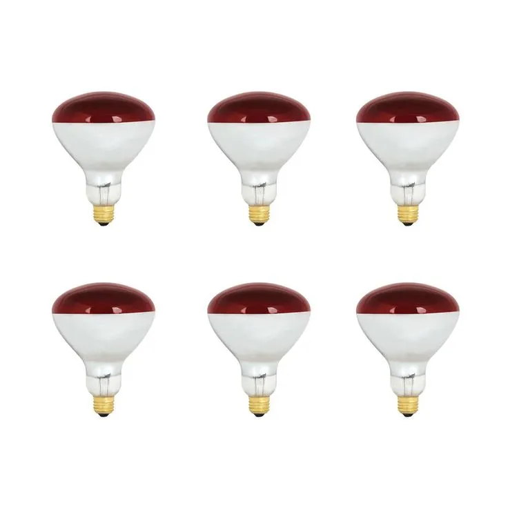 Feit Electric 250-Watt Red BR40 Dimmable Incandescent 120-Volt Infrared Heat Lamp Light Bulb (1-Bulb), photo 3 of 4