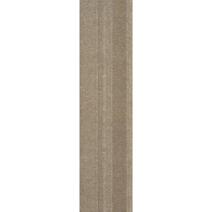 Foss Peel and Stick Sky Grey Barcode Planks 9 in. x 36 in. Commercial/Residential Carpet (16-tile / case), photo 4 of 10
