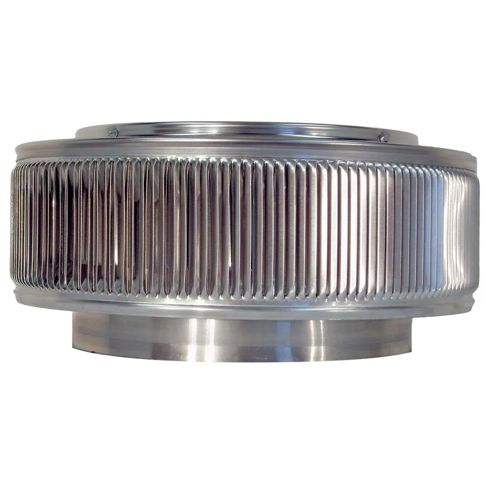Active Ventilation 12 in. Mill Finish Aluminum No Moving Parts Retrofit Wind Turbine, photo 4 of 12