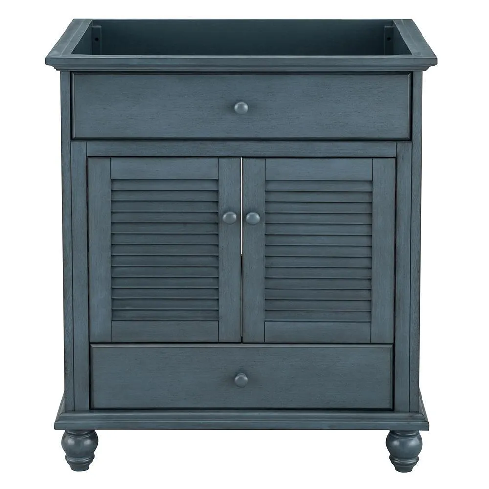 Cottage 48 in. W Bath Vanity Cabinet Only in Antique White, photo 16 of 17